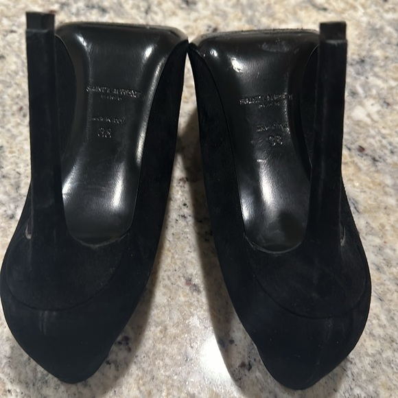 Saint Laurent Paris suede heels 🌟 - Picture 8 of 9